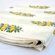 Floral Block Printed Running Cotton Voile Dress Sewing Fabric